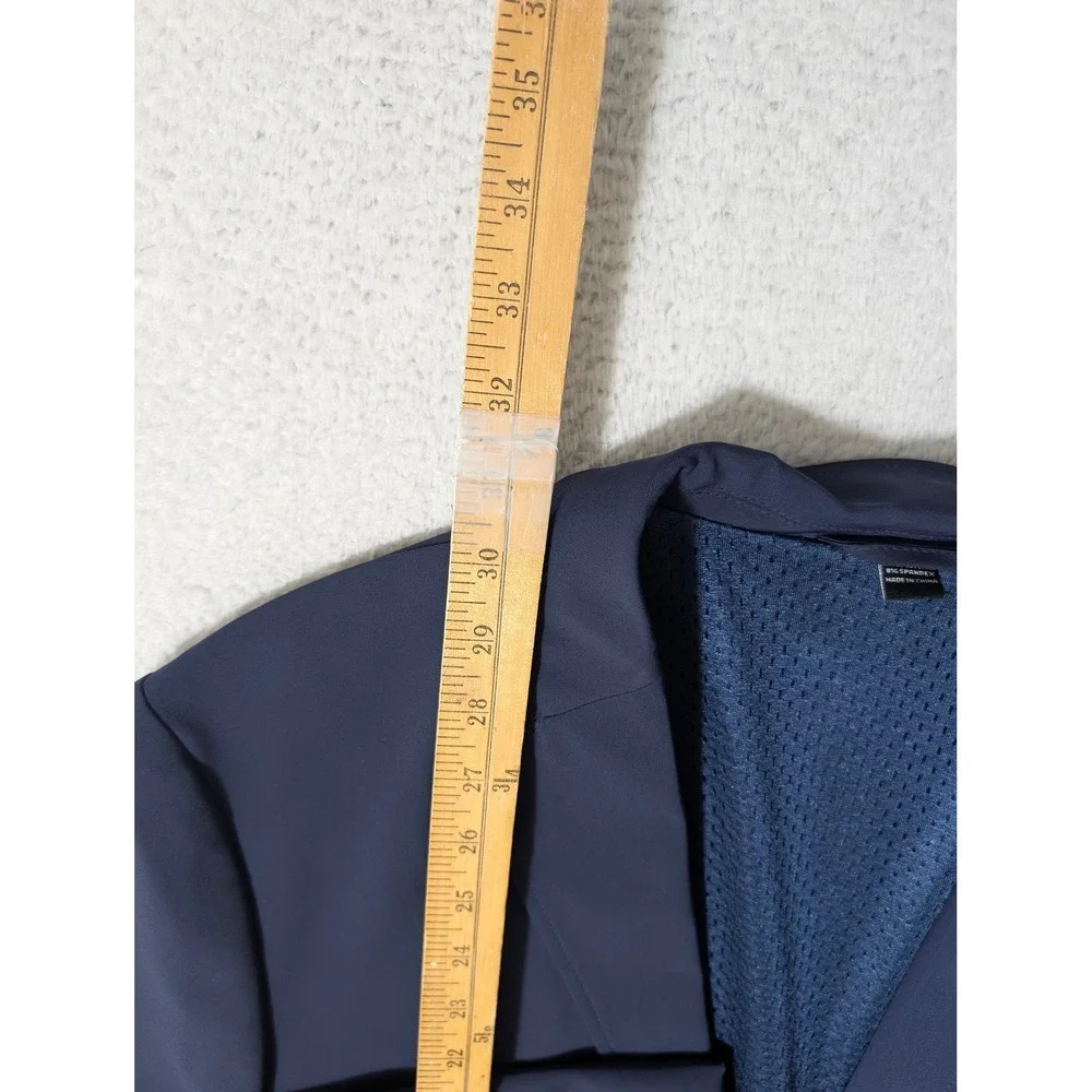NEW Jos A Bank Commuter Mens L Blue Traveler Stretch Packable Performance Blazer